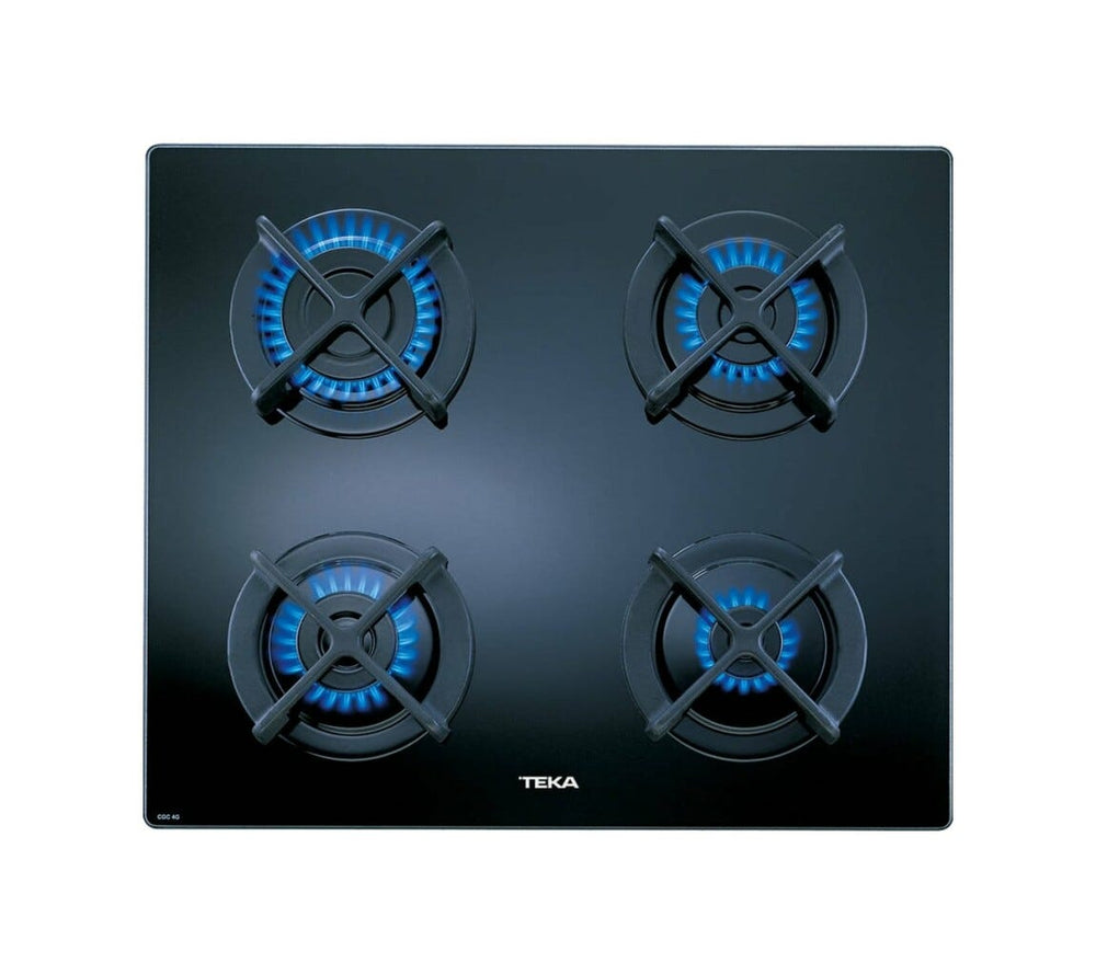 Teka CGC 60 4G AI AL NAT Piano cottura a gas cm. 60 - vetro nero
