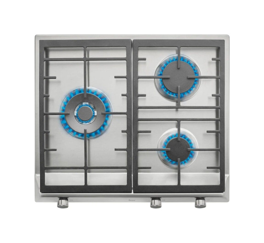 Teka EX 60.1 3G AI AL DR CI NAT Piano cottura a gas cm. 58 - inox