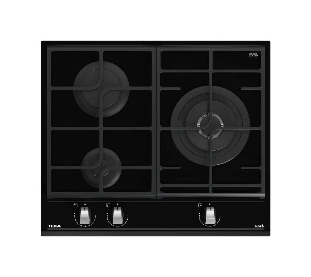 Teka GZC 63310 XBB Piano cottura a gas cm. 60 - vetro nero