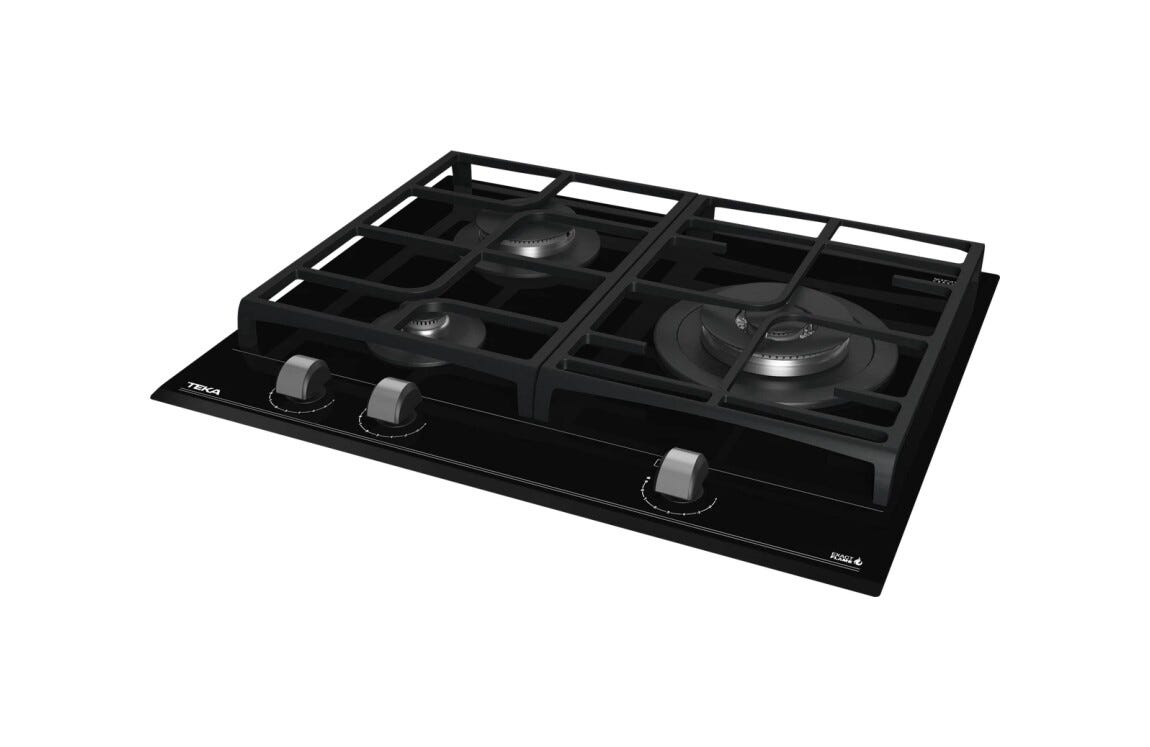 Teka GZC 63310 XBB Piano cottura a gas cm. 60 - vetro nero