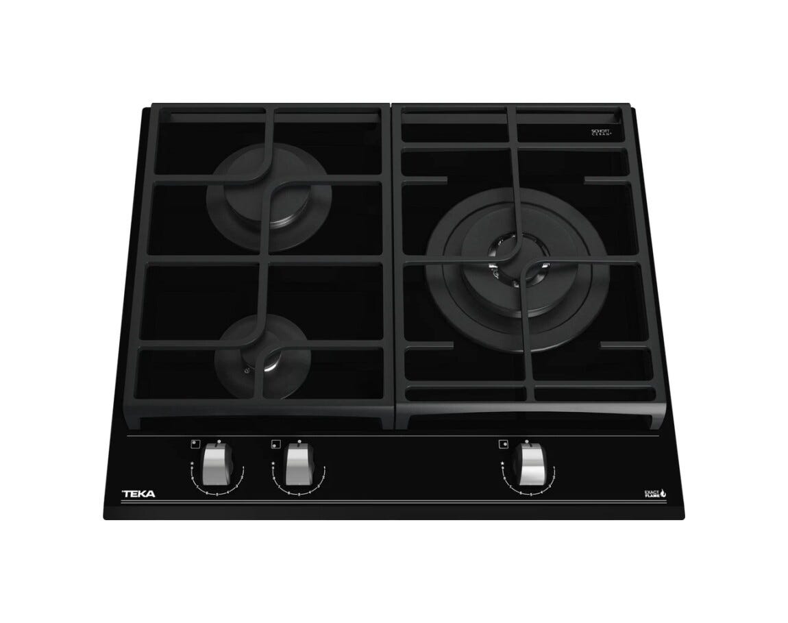 Teka GZC 63310 XBB Piano cottura a gas cm. 60 - vetro nero