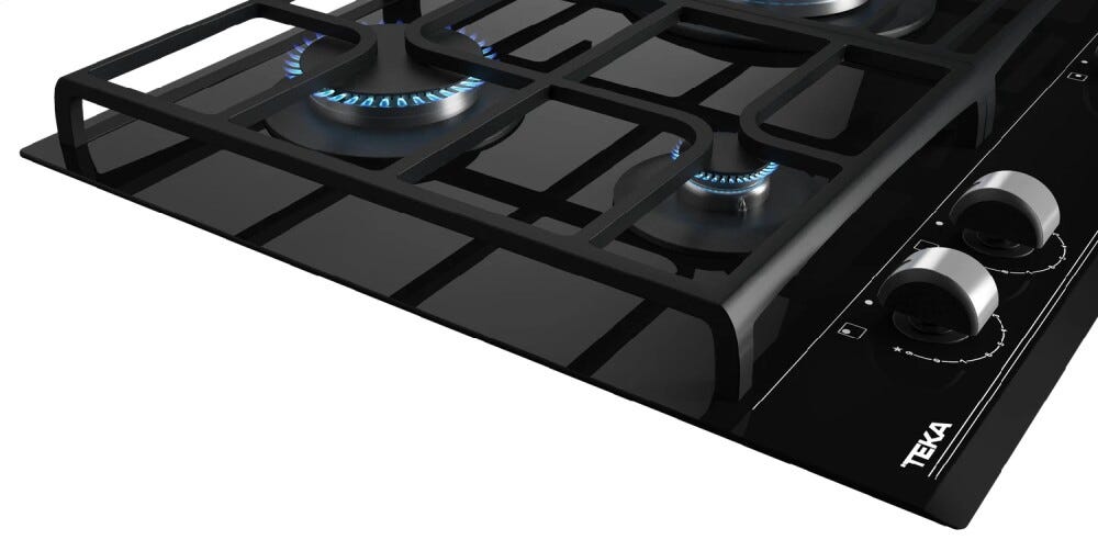 Teka GZC 63310 XBB Piano cottura a gas cm. 60 - vetro nero
