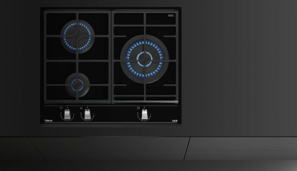 Teka GZC 63310 XBB Piano cottura a gas cm. 60 - vetro nero