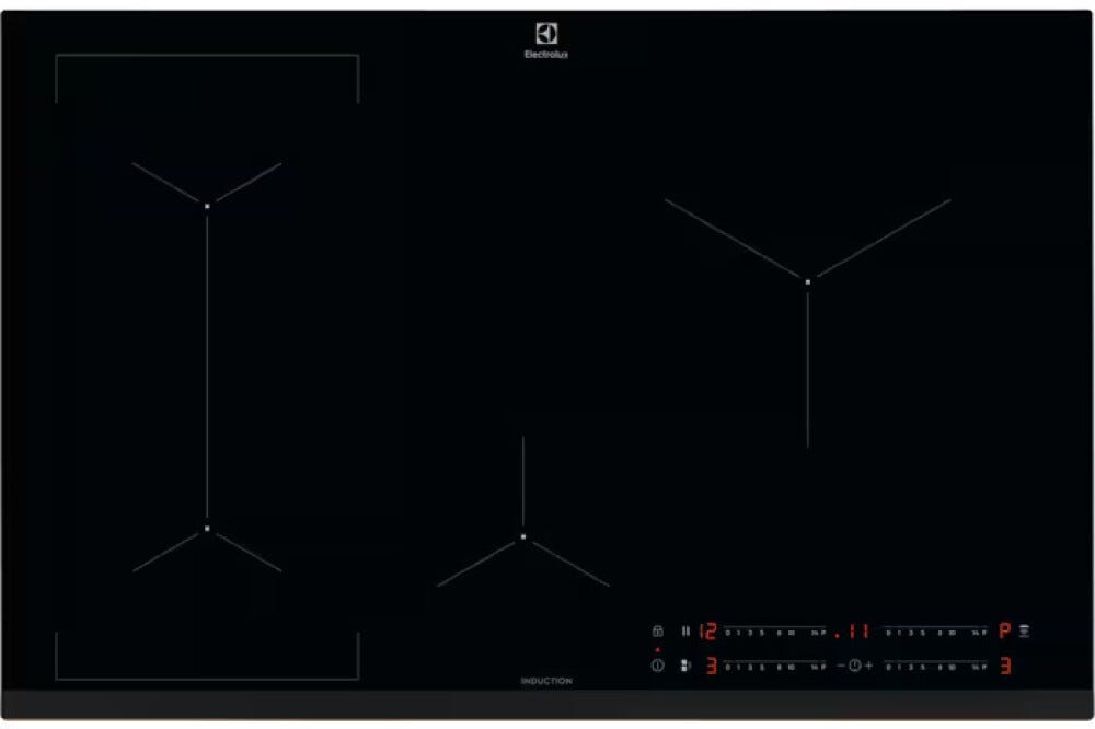 Electrolux LIL83441 Serie 600 Bridge Piano cottura a induzione cm. 78 - vetroceramica nero
