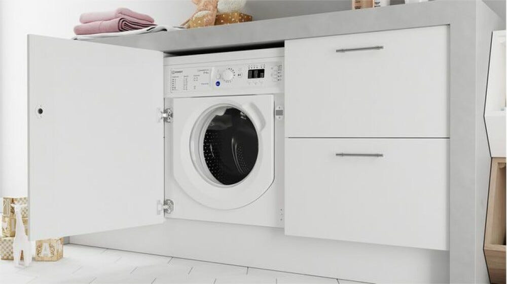 Indesit BI WDIL 861485 EU Lavasciuga integrata totale cm. 60 - lavaggio 8 kg - asciugatura 6 kg - bianco