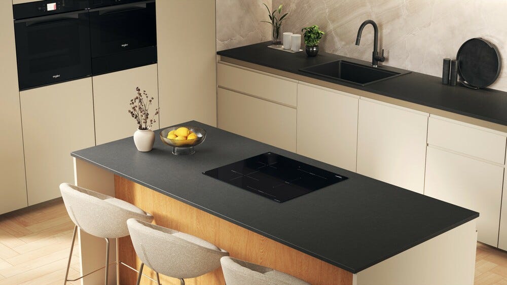 Whirlpool WTX6014DCF Piano cottura a induzione cm. 59 - vetroceramica nero