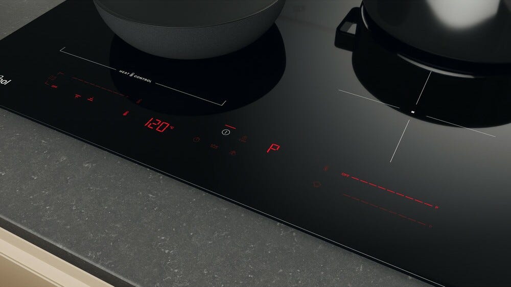 Whirlpool WTX6014DCF Piano cottura a induzione cm. 59 - vetroceramica nero