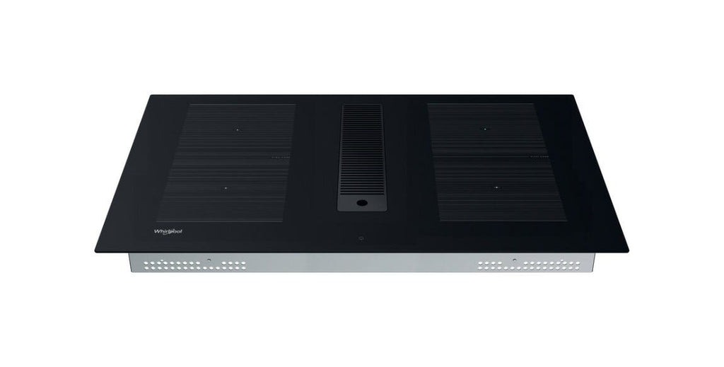 Whirlpool WVHF83BB Piano cottura ad induzione con cappa aspirante integrata cm. 83 - vetroceramica nero