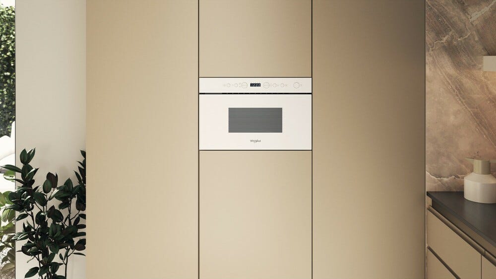 Whirlpool WMN14BW Forno microonde da incasso cm. 60 h. 38 - bianco