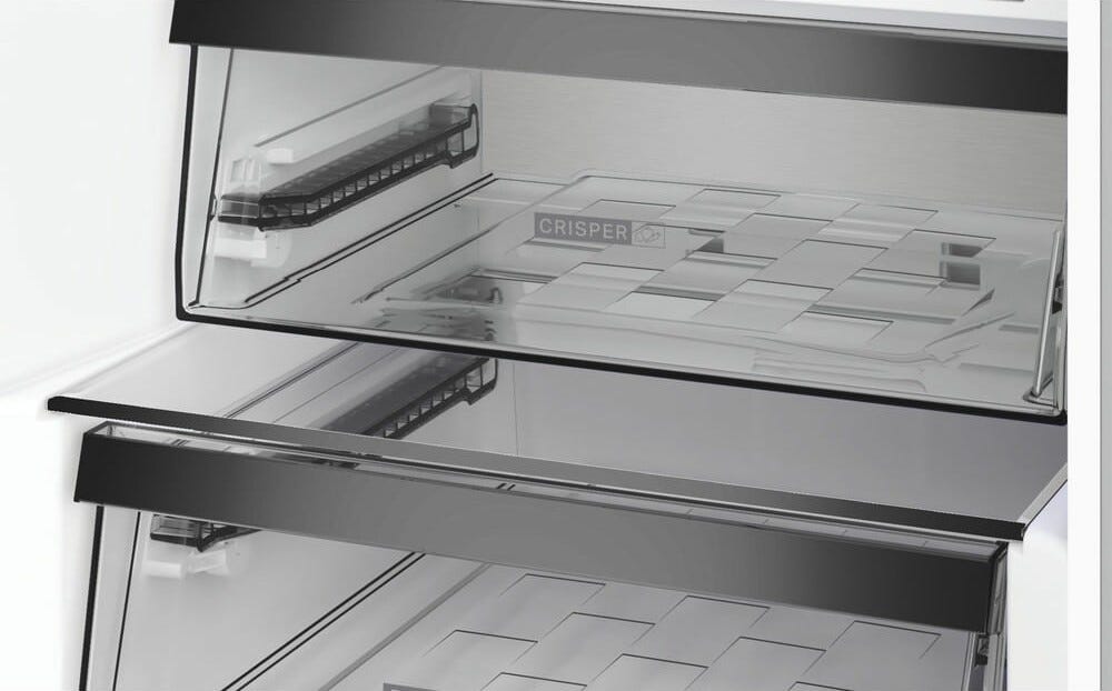 Whirlpool WHK 25404 XP8E Frigorifero con congelatore a libera installazione cm. 60 h. 204 - lt. 355 - pearl inox