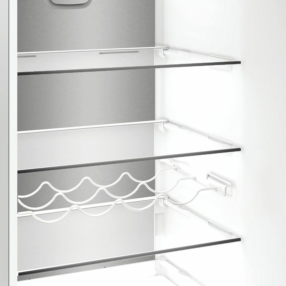 Whirlpool WHK 25404 XP8E Frigorifero con congelatore a libera installazione cm. 60 h. 204 - lt. 355 - pearl inox