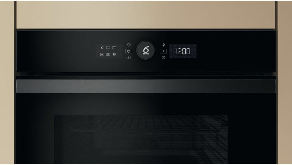 Whirlpool WOI4S8CM0SBA Forno incasso combinato a vapore cm. 60 - nero