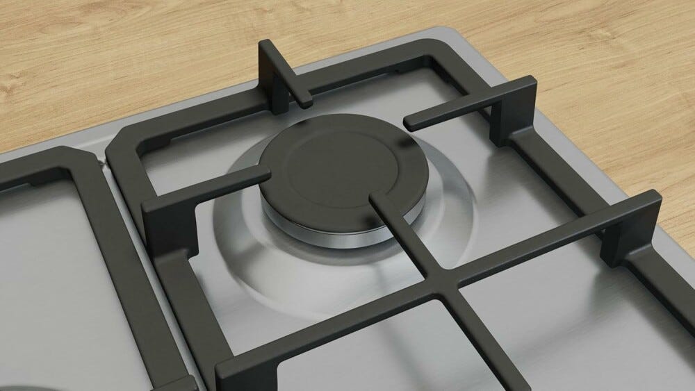 Bosch PGQ7B5K90 4 Piano cottura a gas cm. 75 - inox