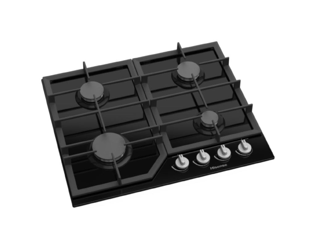 Hisense GG643B Piano cottura a gas cm. 60 - vetro nero