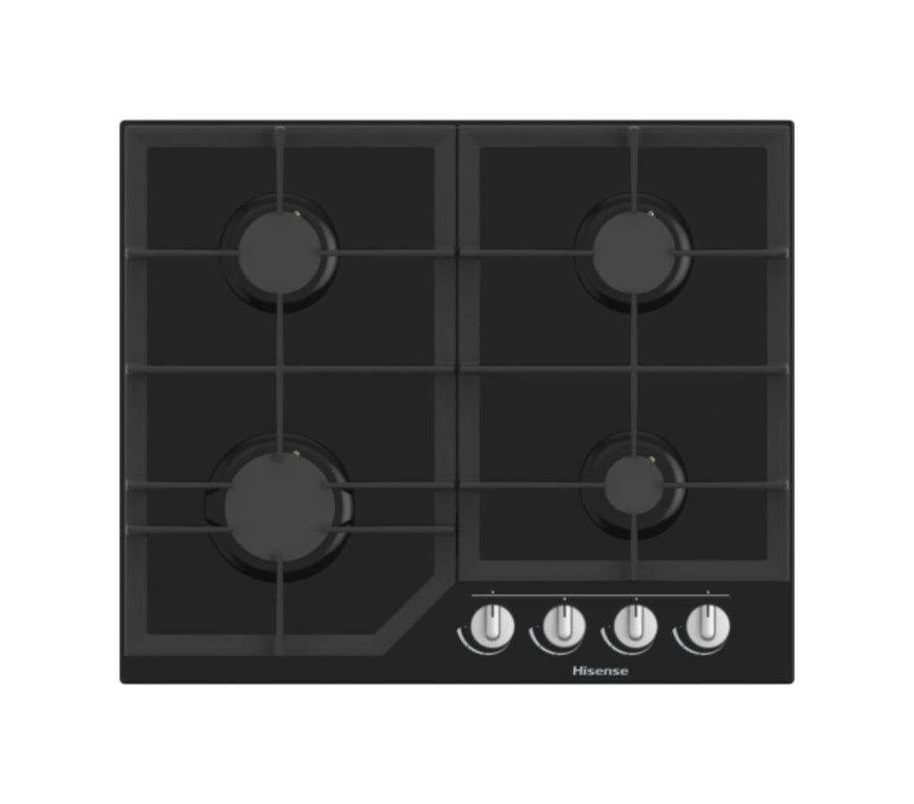 Hisense GG643B Piano cottura a gas cm. 60 - vetro nero