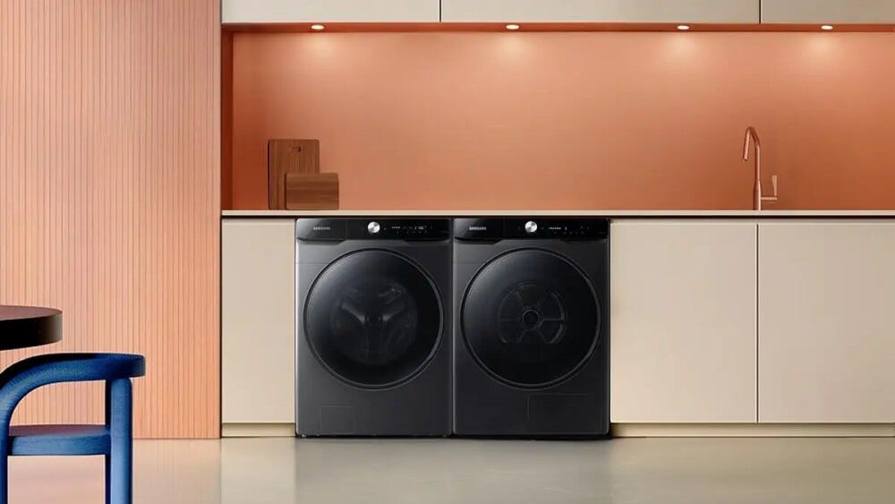 Samsung WF20DG8650BVU3 Ai Control Lavatrice 20 kg, AI Ecobubble™, AI Wash, SmartThings, classe energetica A, nero