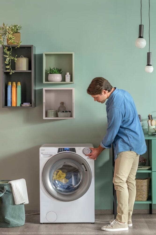 Candy RP 486BWMR9/1-S RapidÓ PRO Lavatrice cm. 60 - capacità 8 kg - bianco