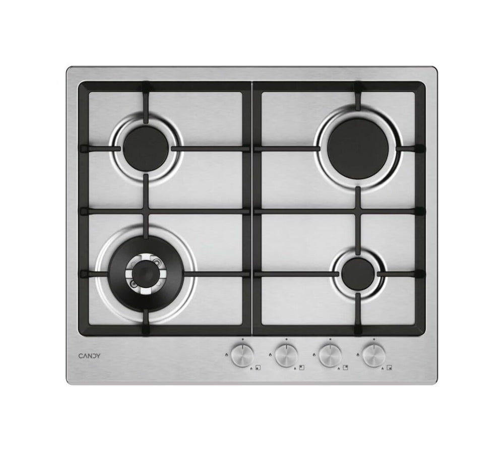 Candy CHG6BF4WTX Piano cottura a gas cm. 60 - inox