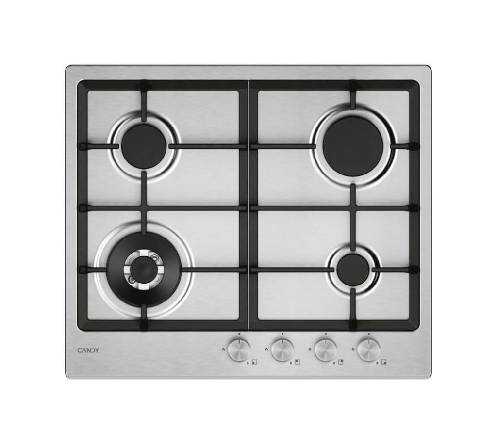 Candy CHG6BF4WTX Piano cottura a gas cm. 60 - inox