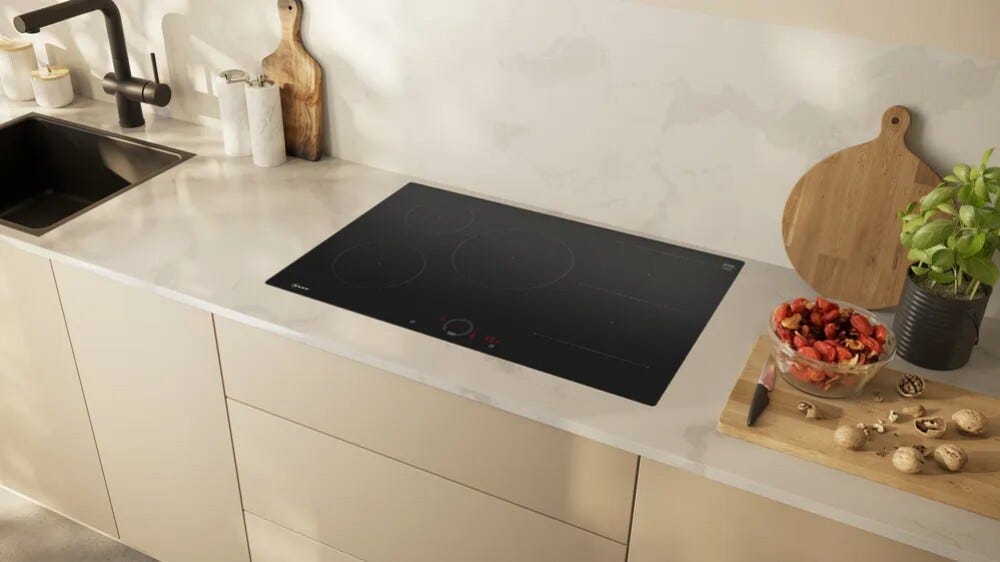 Neff T58PHW1L0 N 70 Piano cottura a induzione cm. 79 - vetroceramica nero