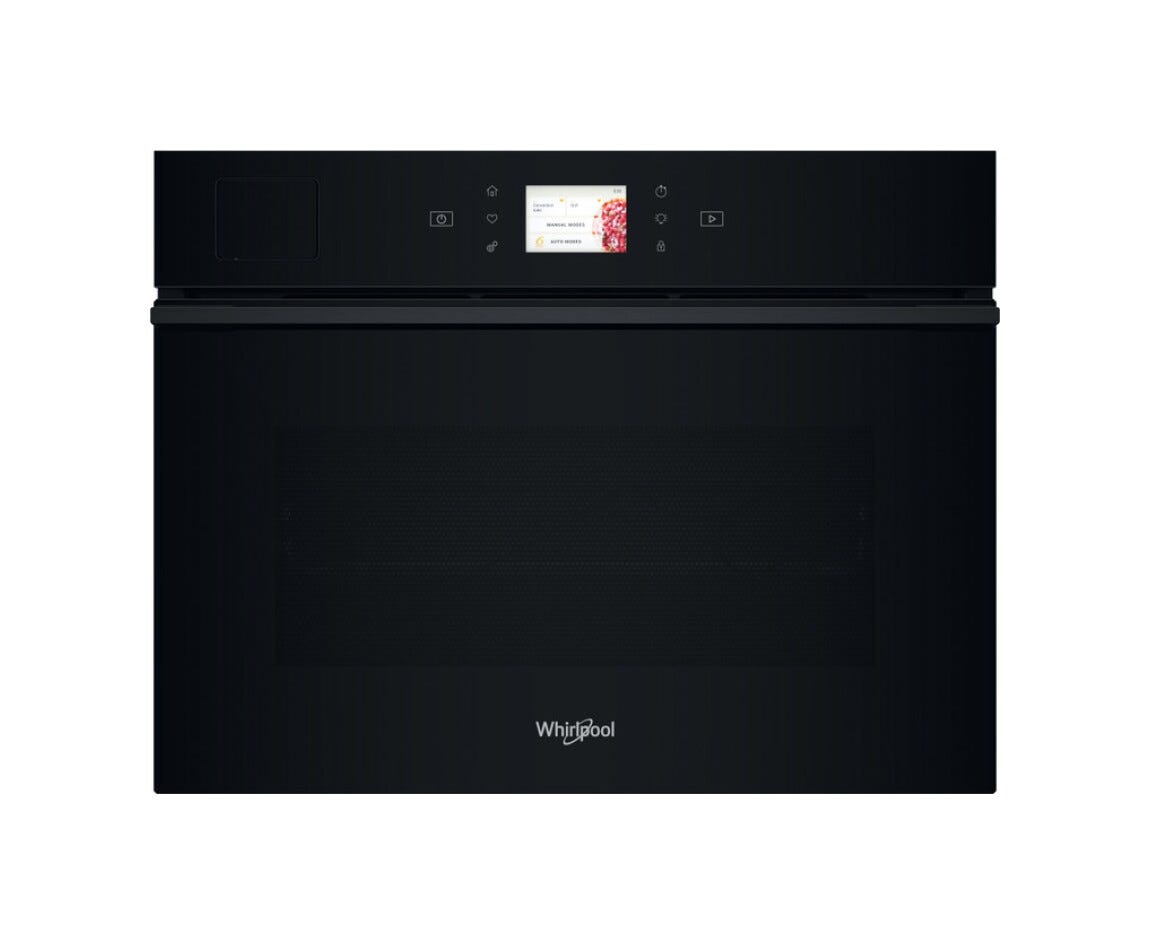 Whirlpool WCS9A9PHTSBA Forno combinato a vapore compatto da incasso cm. 56 h. 46 - nero