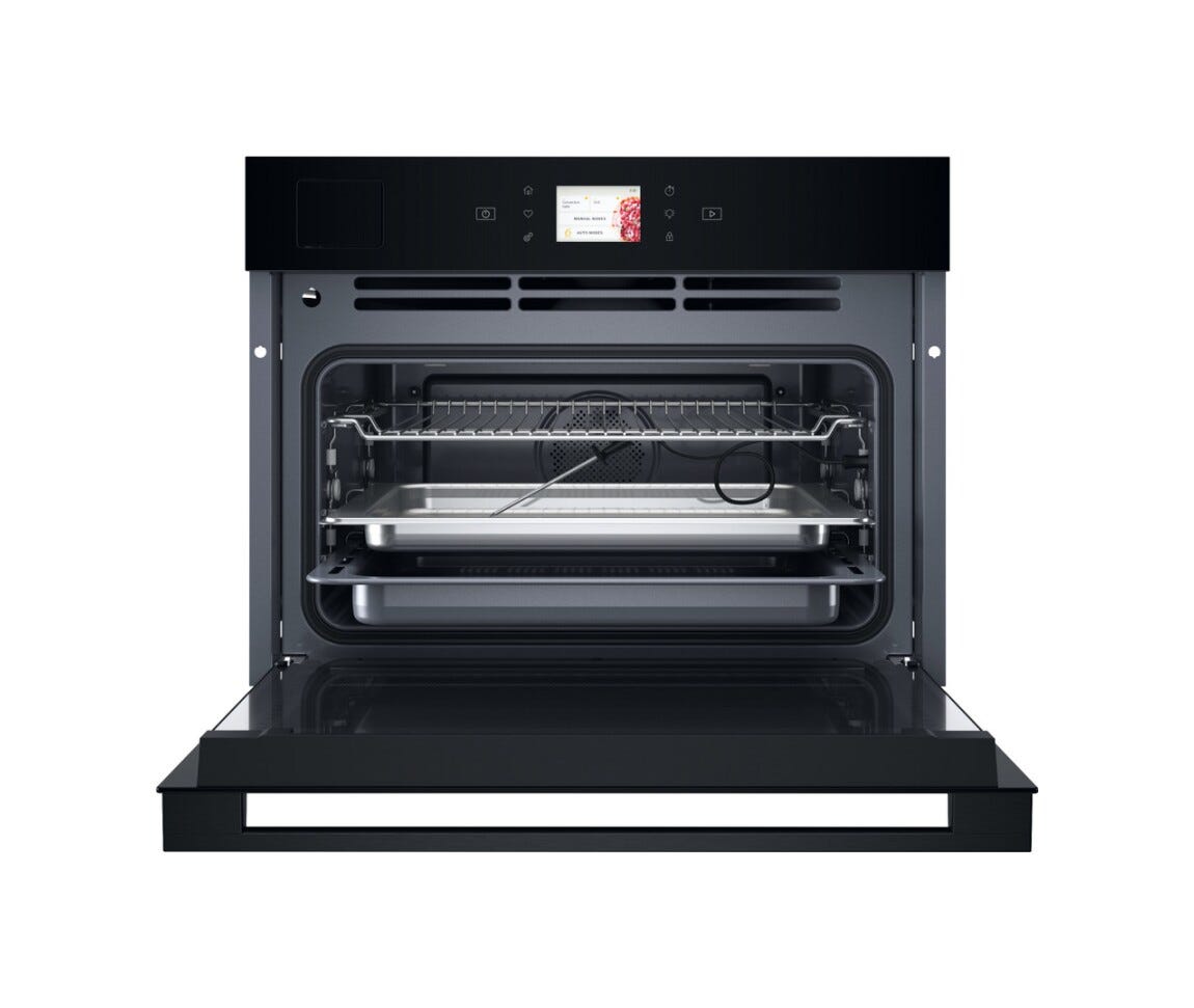 Whirlpool WCS9A9PHTSBA Forno combinato a vapore compatto da incasso cm. 56 h. 46 - nero
