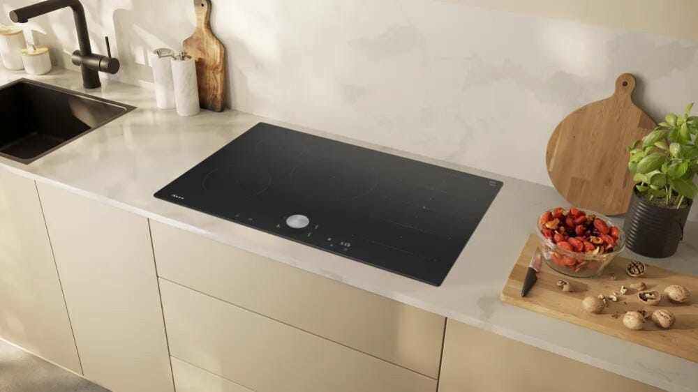 Neff T68PTV4L0 N 90 Piano cottura a induzione cm. 79 - vetroceramica nero