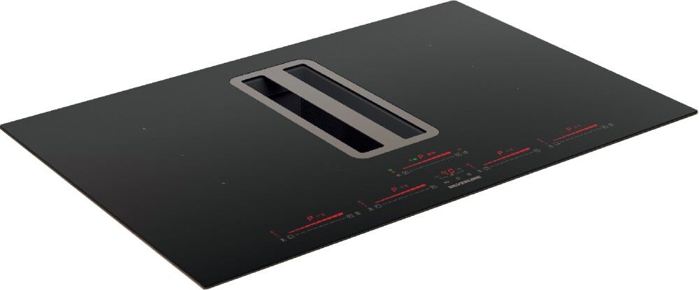 Silverline FLOW-IN-PRO MAX Piano cottura induzione con cappa integrata cm. 85 - vetroceramica nero