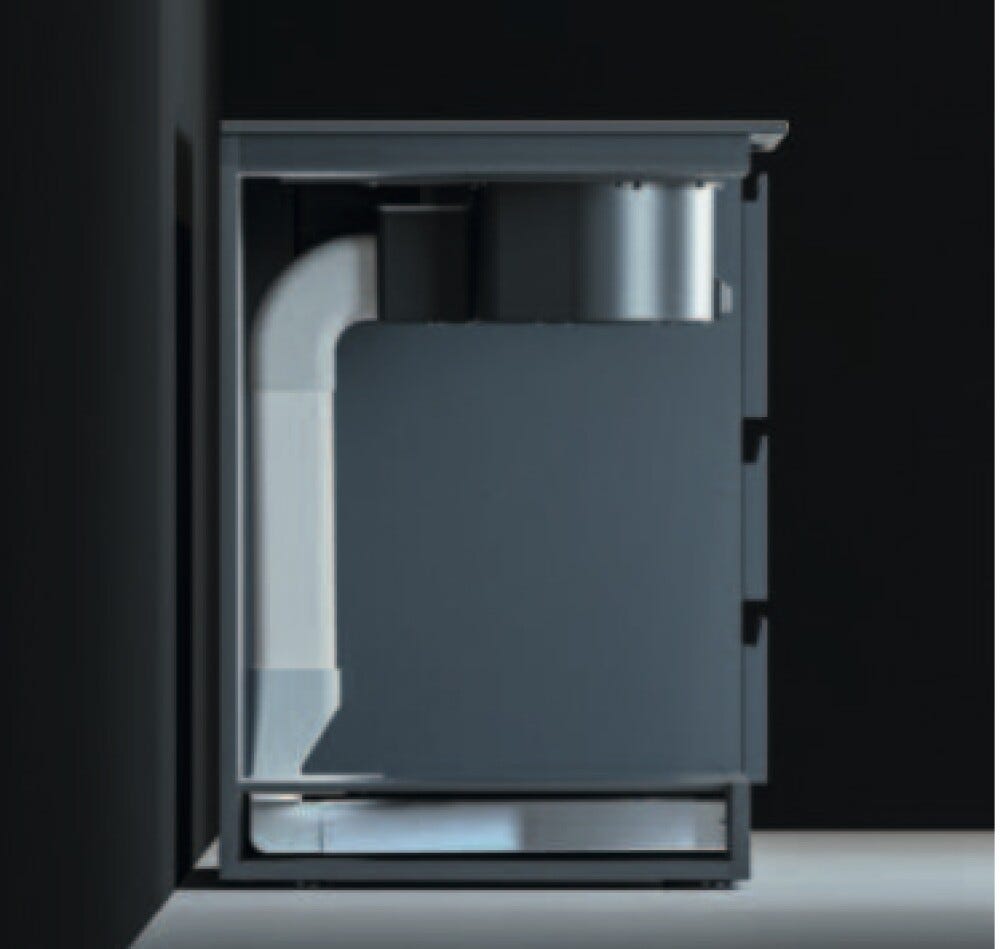 Silverline FLOW-IN-PRO MAX Piano cottura induzione con cappa integrata cm. 85 - vetroceramica nero