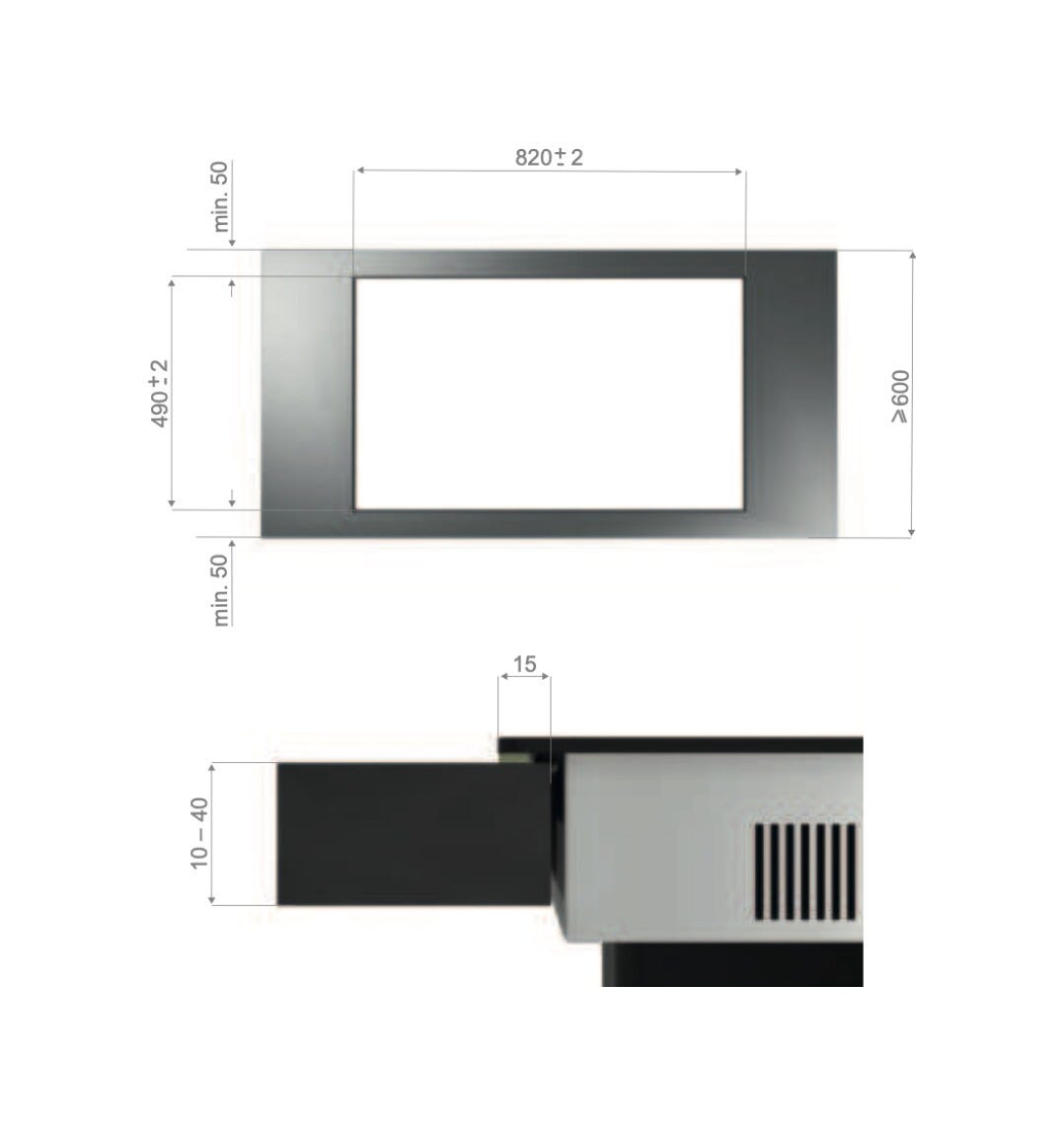 Silverline FLOW-IN-PRO MAX Piano cottura induzione con cappa integrata cm. 85 - vetroceramica nero