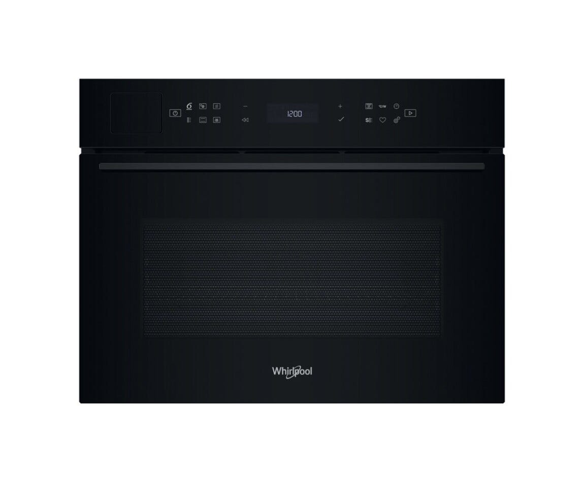 Whirlpool WCT7A9PHTSB W7 Forno compatto combinato microonde da incasso cm. 56 h. 46 - nero