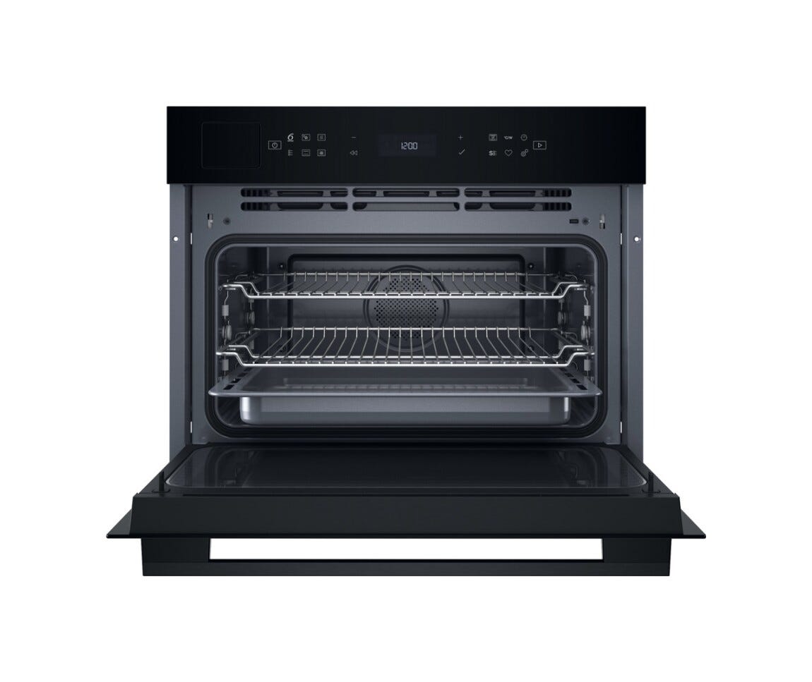 Whirlpool WCT7A9PHTSB W7 Forno compatto combinato microonde da incasso cm. 56 h. 46 - nero