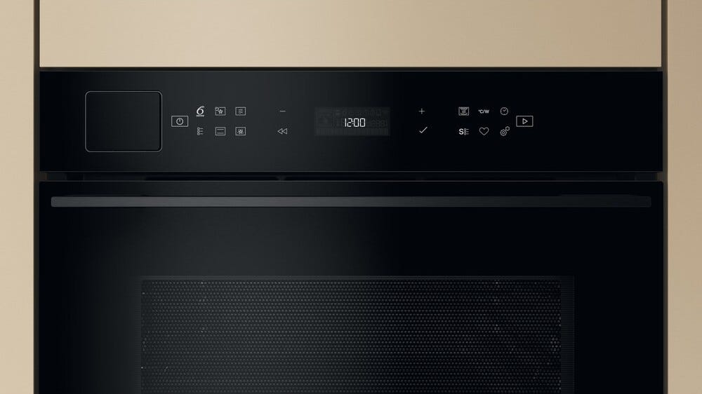 Whirlpool WCT7A9PHTSB W7 Forno compatto combinato microonde da incasso cm. 56 h. 46 - nero