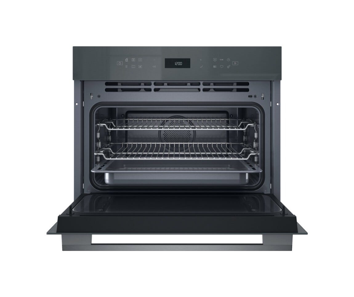 Whirlpool WCW7O7HTSSG W7 Forno compatto combinato microonde da incasso cm. 56 h. 46 - grigio