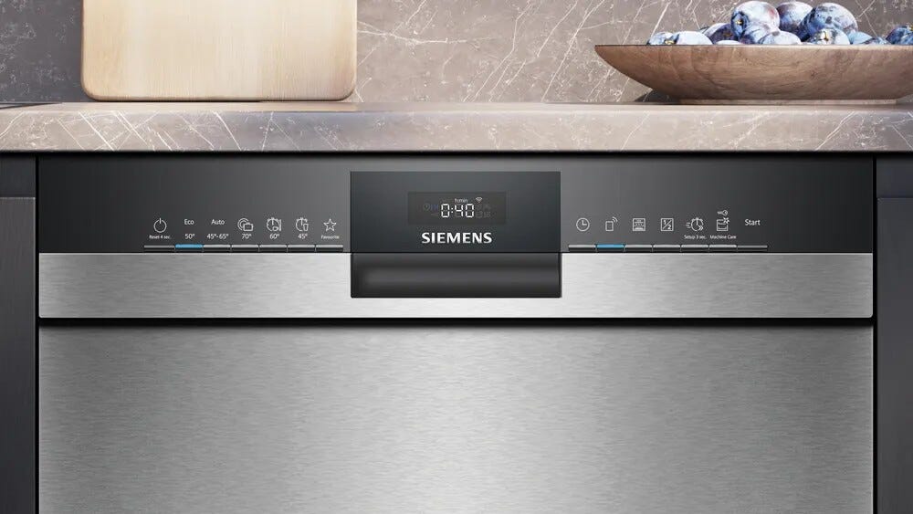 Siemens SN43ES22CE iQ300 Lavastoviglie sottopiano cm. 60 - 14 coperti - inox spazzolato