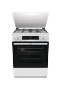 Gorenje GK6C5WF Cucina da accosto cm. 60 - 4 zone a gas + 1 forno elettrico - bianco