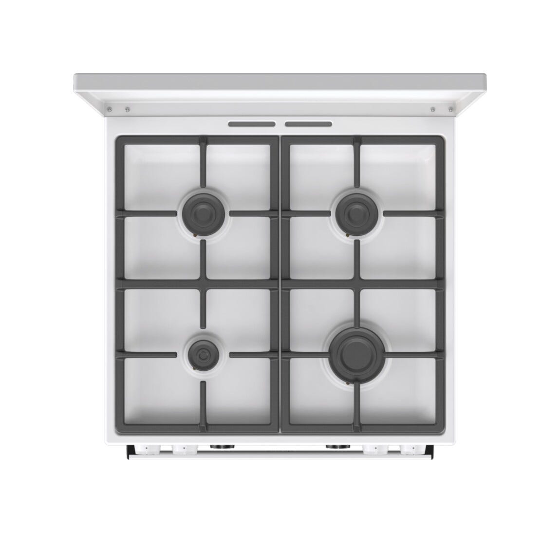 Gorenje GK6C5WF Cucina da accosto cm. 60 - 4 zone a gas + 1 forno elettrico - bianco