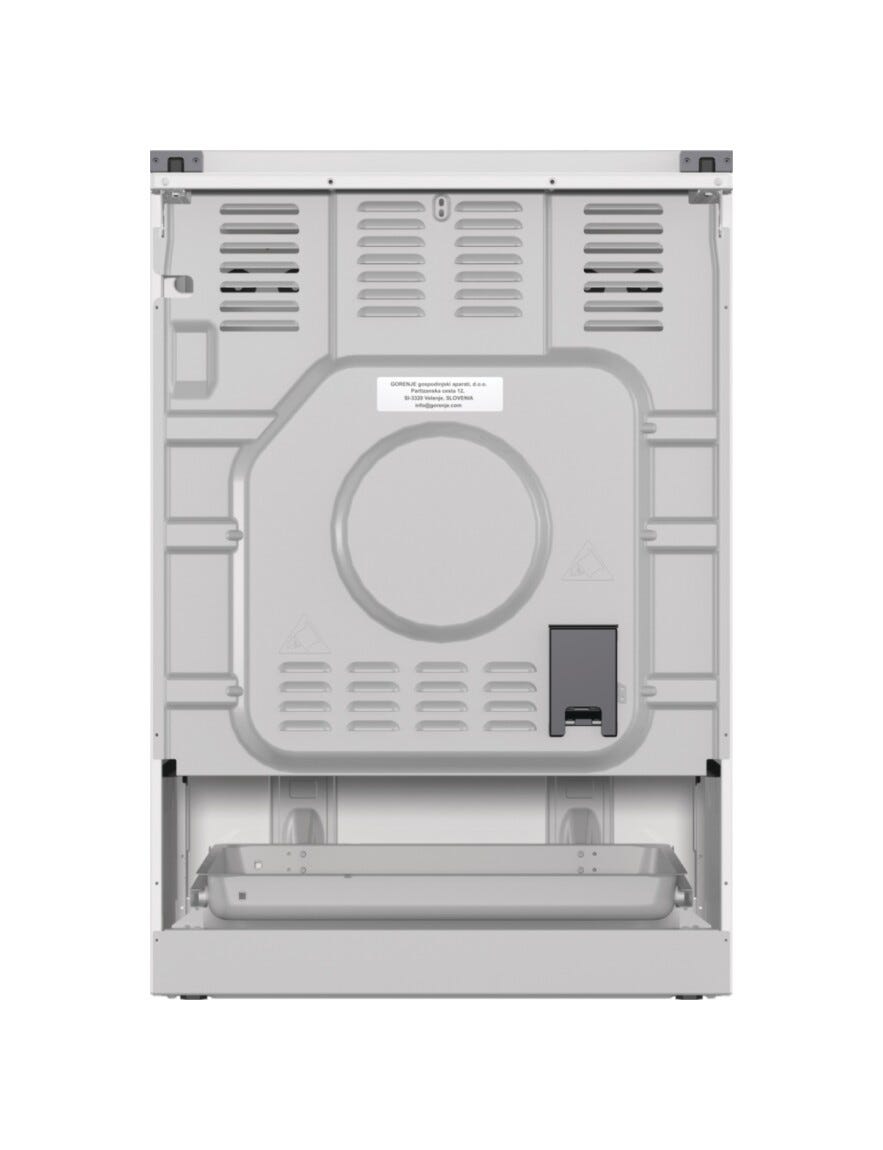 Gorenje GK6C5WF Cucina da accosto cm. 60 - 4 zone a gas + 1 forno elettrico - bianco