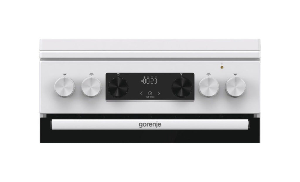 Gorenje GKS5C72WF G600 Cucina da accosto cm. 50 - 4 zone a gas + 1 forno elettrico - bianco