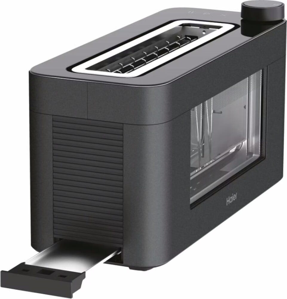 Haier HTO7W2 011 I-Master Serie 7 Tostapane 1 scomparto - nero