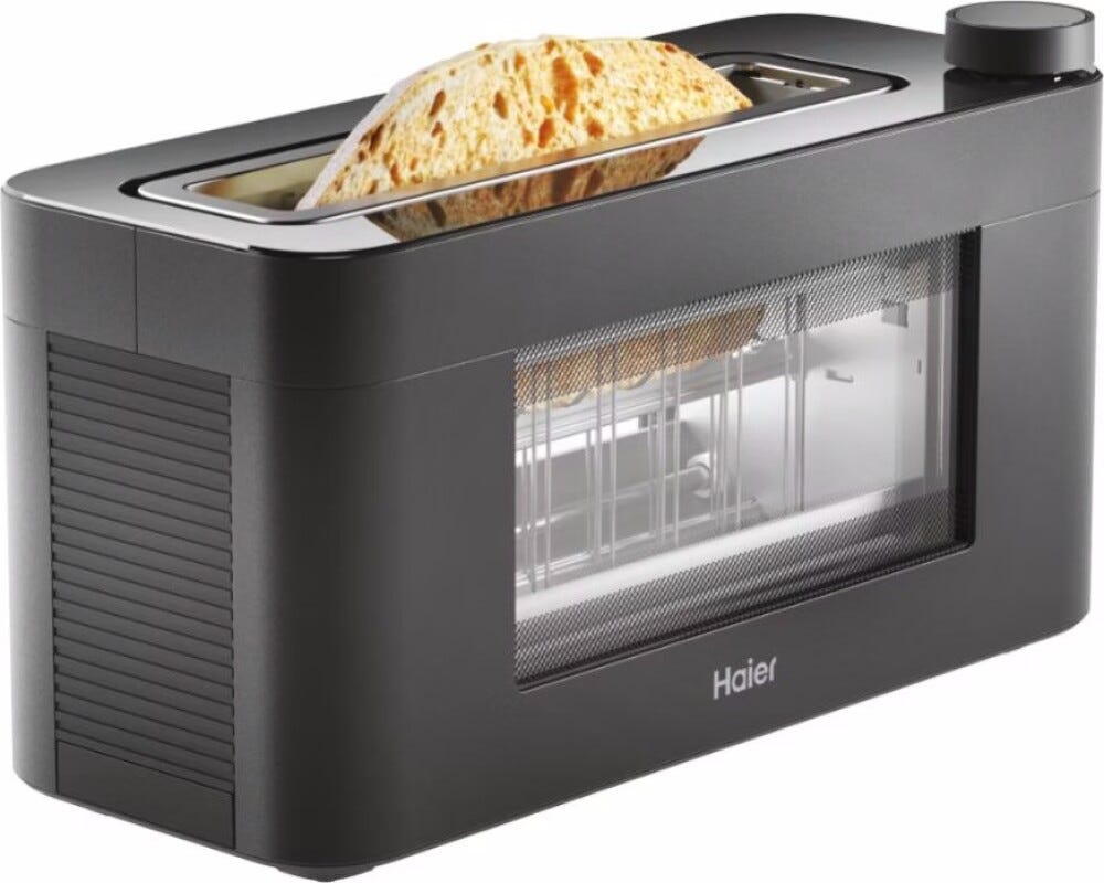 Haier HTO7W2 011 I-Master Serie 7 Tostapane 1 scomparto - nero