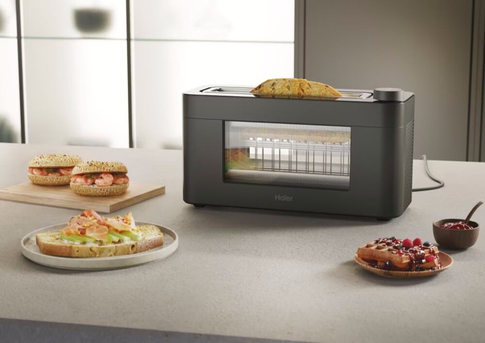 Haier HTO7W2 011 I-Master Serie 7 Tostapane 1 scomparto - nero