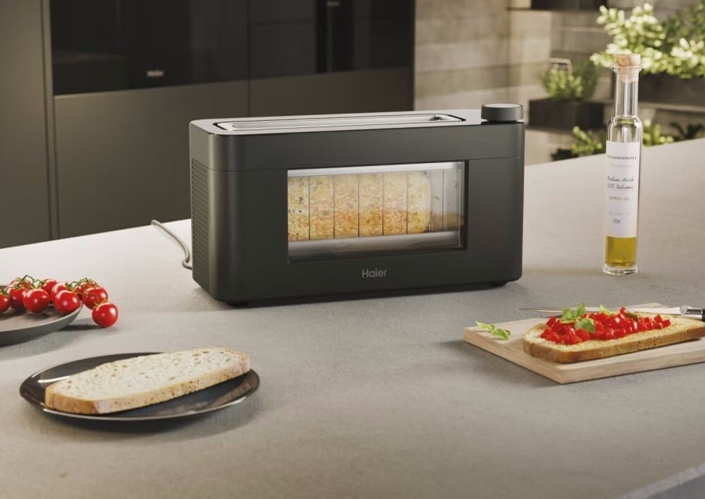 Haier HTO7W2 011 I-Master Serie 7 Tostapane 1 scomparto - nero