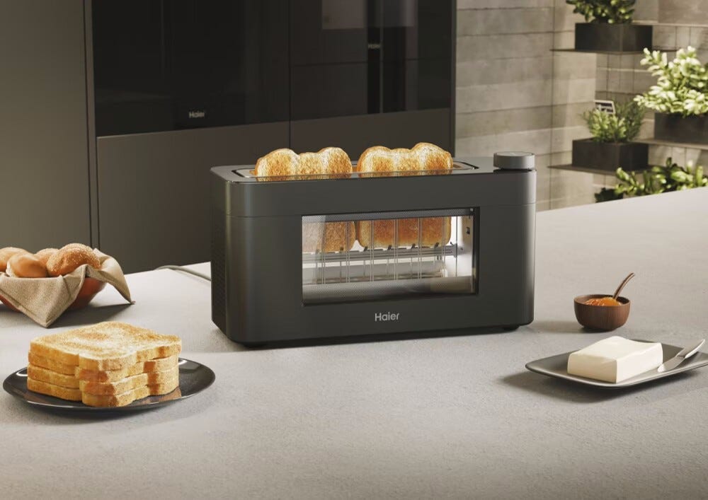 Haier HTO7W2 011 I-Master Serie 7 Tostapane 1 scomparto - nero