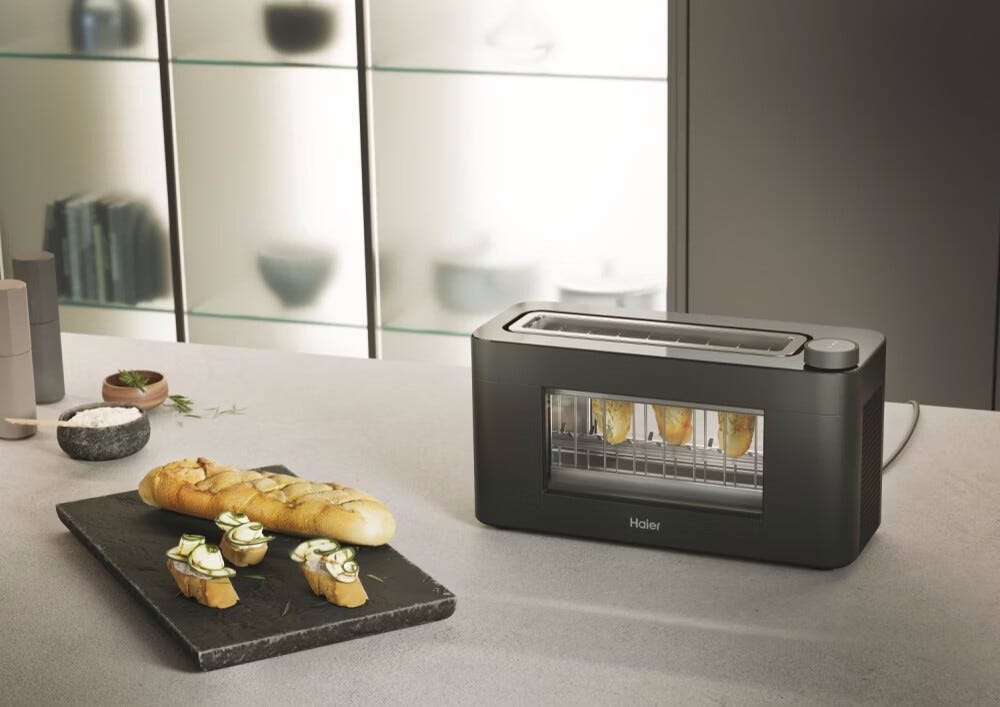 Haier HTO7W2 011 I-Master Serie 7 Tostapane 1 scomparto - nero