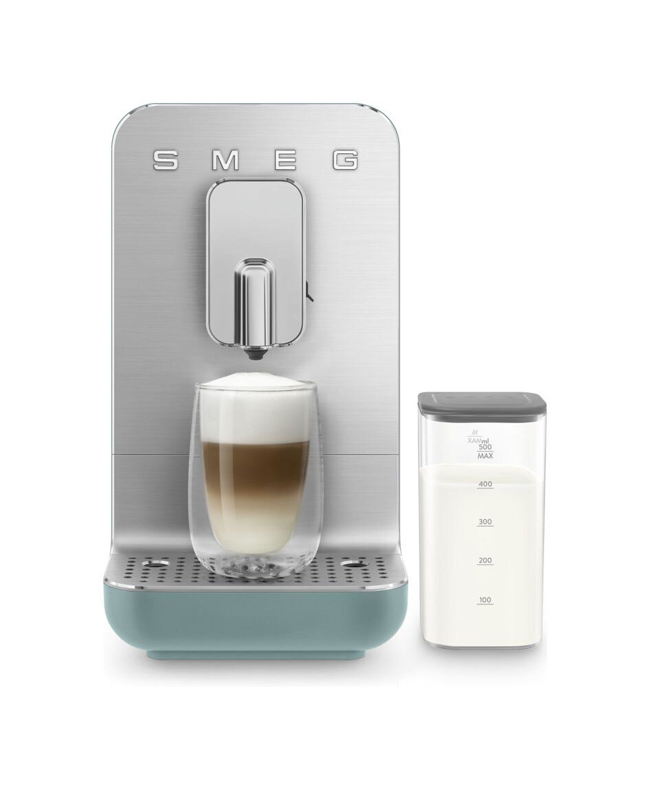 Smeg Selection BCC13EGMEU 50'S Style Macchina da caffè automatica con sistema latte - verde smeraldo