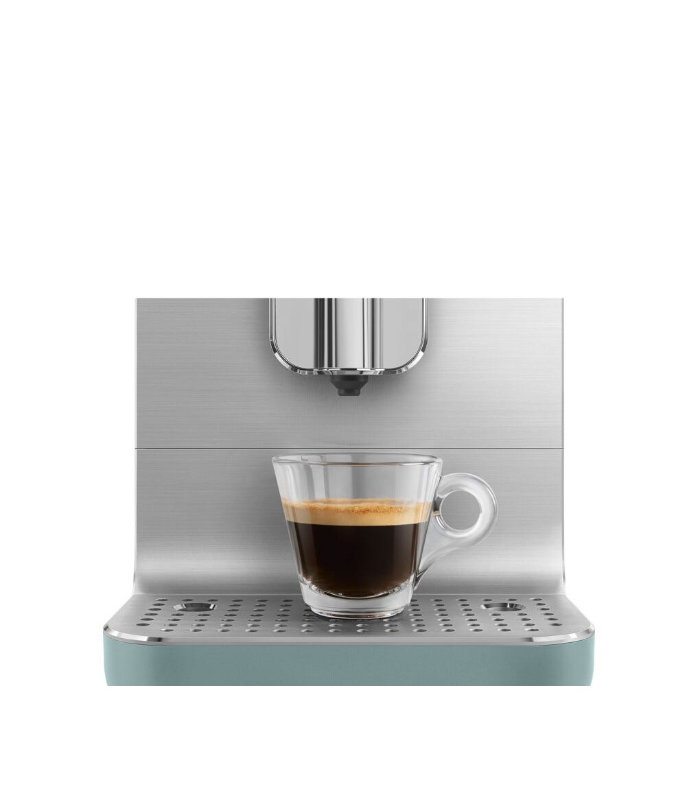 Smeg Selection BCC13EGMEU 50'S Style Macchina da caffè automatica con sistema latte - verde smeraldo