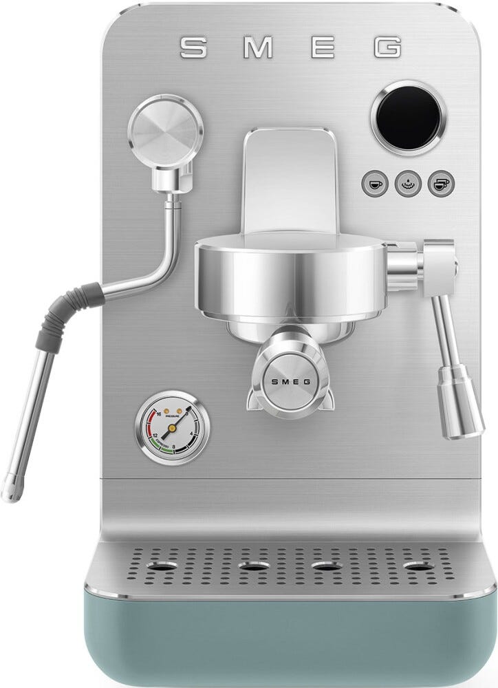 Smeg Selection EMC02EGMEU 50'S Style Macchina da caffè manuale - verde smeraldo