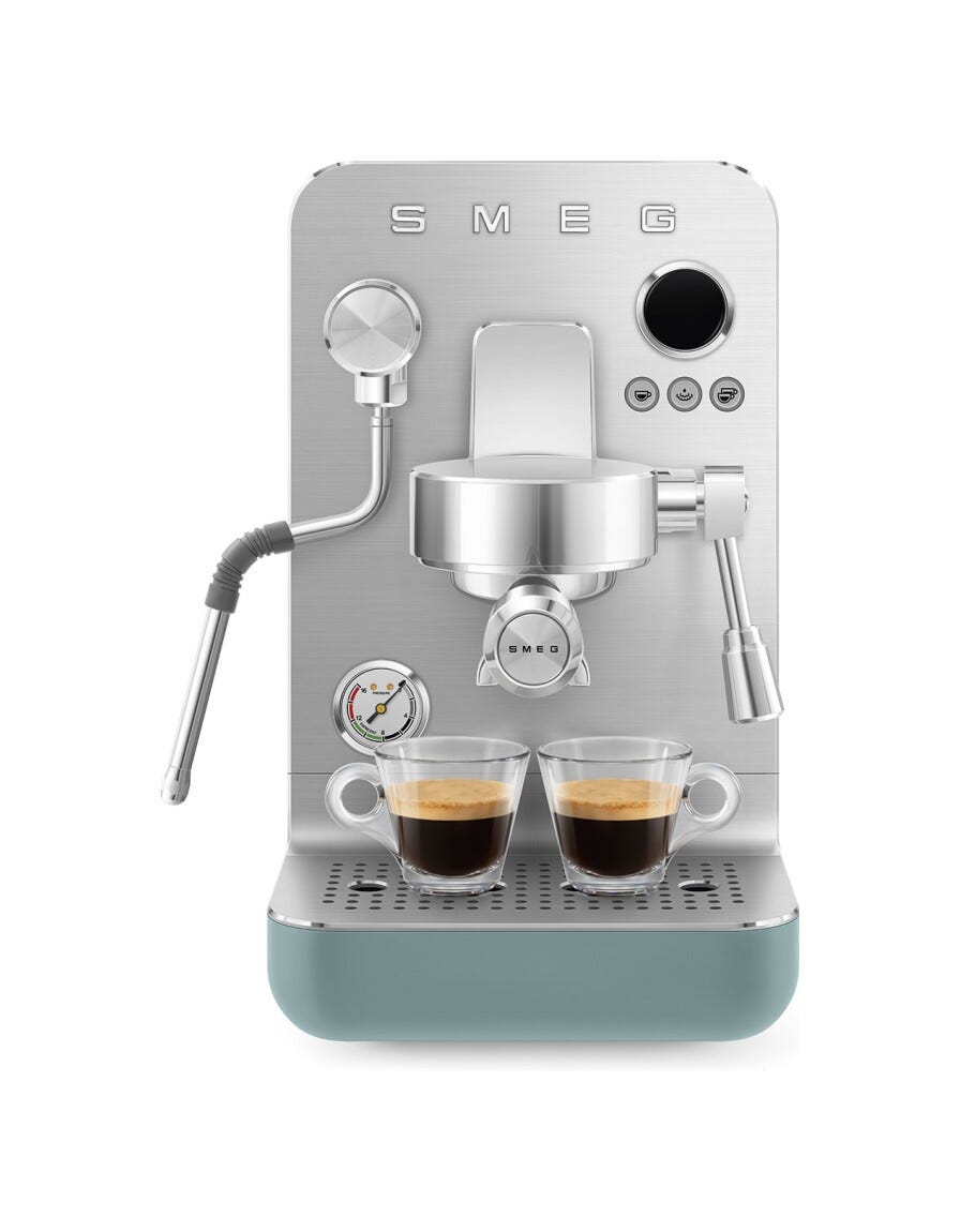 Smeg Selection EMC02EGMEU 50'S Style Macchina da caffè manuale - verde smeraldo