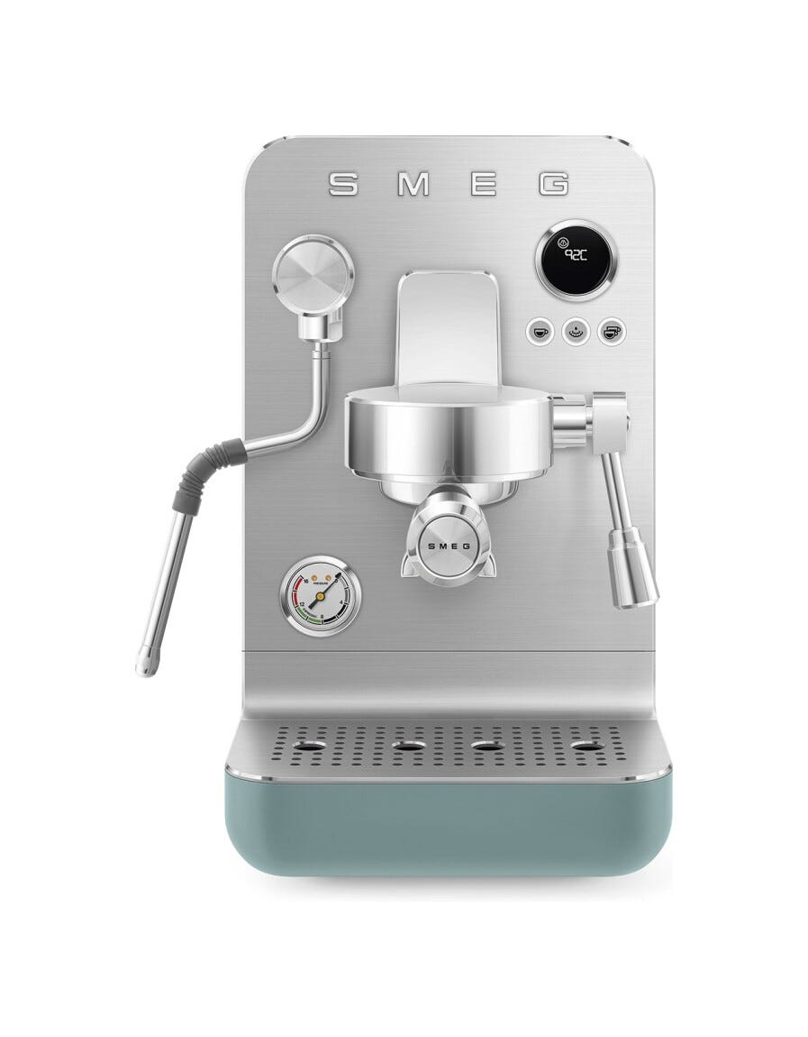 Smeg Selection EMC02EGMEU 50'S Style Macchina da caffè manuale - verde smeraldo
